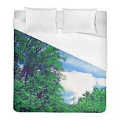 The Deep Blue Sky Duvet Cover (full/ Double Size) by Fractalsandkaleidoscopes