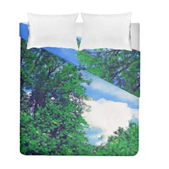 The Deep Blue Sky Duvet Cover Double Side (full/ Double Size) by Fractalsandkaleidoscopes