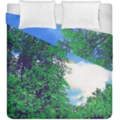 The Deep Blue Sky Duvet Cover Double Side (king Size) by Fractalsandkaleidoscopes