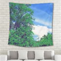 The Deep Blue Sky Square Tapestry (Large) View2