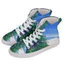 The Deep Blue Sky Men s Hi-Top Skate Sneakers View2