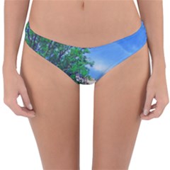 The Deep Blue Sky Reversible Hipster Bikini Bottoms by Fractalsandkaleidoscopes