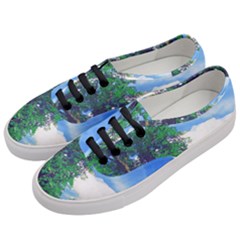 The Deep Blue Sky Women s Classic Low Top Sneakers by Fractalsandkaleidoscopes