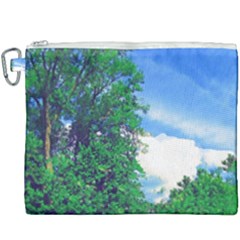 The Deep Blue Sky Canvas Cosmetic Bag (xxxl) by Fractalsandkaleidoscopes