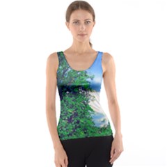 The Deep Blue Sky Tank Top by Fractalsandkaleidoscopes