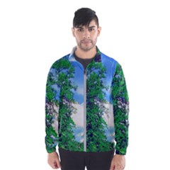 The Deep Blue Sky Men s Windbreaker by Fractalsandkaleidoscopes