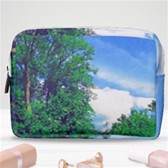 The Deep Blue Sky Make Up Pouch (medium) by Fractalsandkaleidoscopes