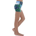 The Deep Blue Sky Kids  Lightweight Velour Yoga Shorts View3