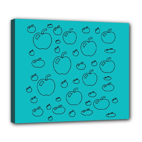 Small Apples And Big Apples Deluxe Canvas 24  X 20  (stretched) by pepitasart