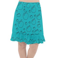 Small Apples And Big Apples Fishtail Chiffon Skirt by pepitasart