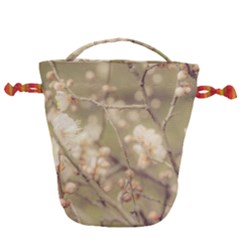 Sakura Flowers, Imperial Palace Park, Tokyo, Japan Drawstring Bucket Bag by dflcprintsclothing