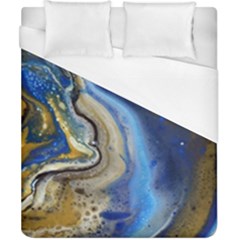 Peinture Acrylique Bleu Duvet Cover (california King Size) by kcreatif