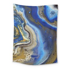 Peinture Acrylique Bleu Medium Tapestry by kcreatif