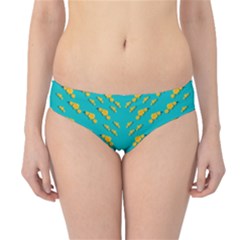 Sakura In Yellow And Colors From The Sea Hipster Bikini Bottoms by pepitasart