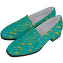 Sakura In Yellow And Colors From The Sea Women s Chunky Heel Loafers View2