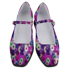 Fantasy Garden Purple Women s Mary Jane Shoes