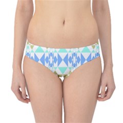 Multicolored Geometric Pattern Hipster Bikini Bottoms