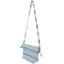 Multicolored Geometric Pattern Folding Shoulder Bag View2