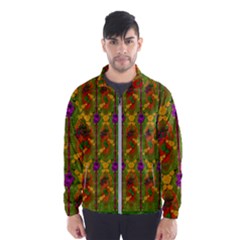 Sakura Blossoms Popart Men s Windbreaker by pepitasart