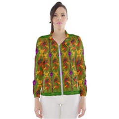 Sakura Blossoms Popart Women s Windbreaker by pepitasart