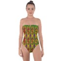 Sakura Blossoms Popart Tie Back One Piece Swimsuit View1