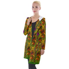 Sakura Blossoms Popart Hooded Pocket Cardigan by pepitasart