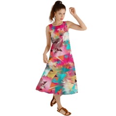 Color Pieces Summer Maxi Dress by Sparkle