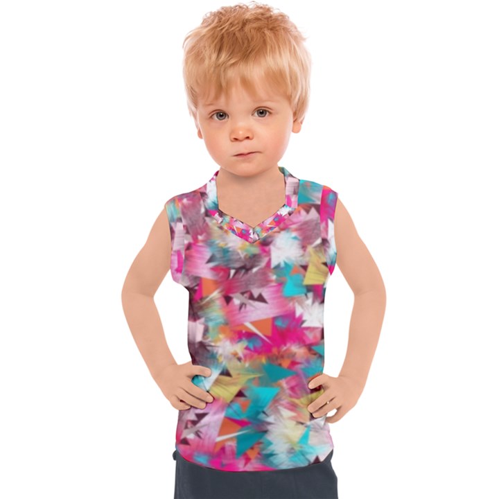 Color Pieces Kids  Sport Tank Top