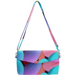 3d Color Swings Removable Strap Clutch Bag