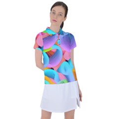 3d Color Swings Women s Polo Tee