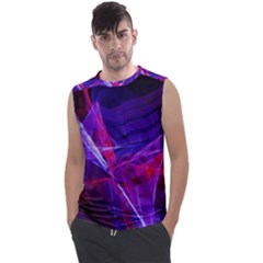 Fractal Flash Men s Regular Tank Top