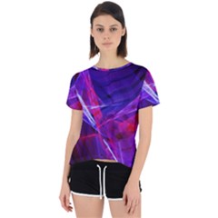 Fractal Flash Open Back Sport Tee