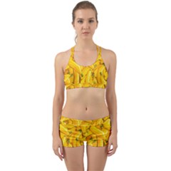 Geometric Bananas Back Web Gym Set by Sparkle