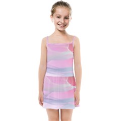 Pink Fractal Kids  Summer Sun Dress