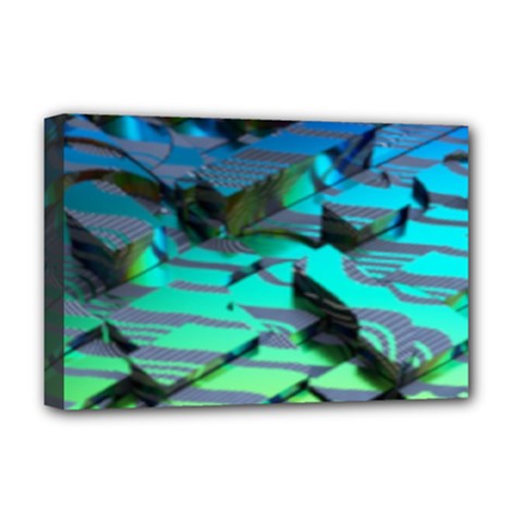 Digital Abstract Deluxe Canvas 18  X 12  (stretched) by Sparkle