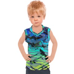 Digital Abstract Kids  Sport Tank Top