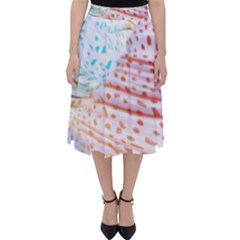 Spots Waves Classic Midi Skirt