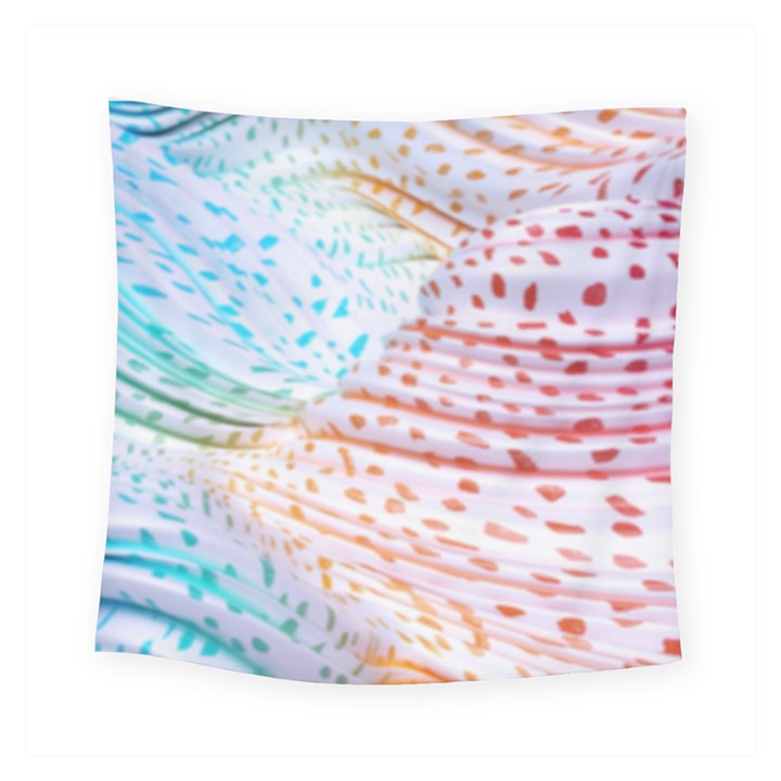 Spots Waves Square Tapestry (Small)