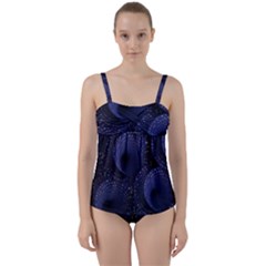 Fractal Sells Twist Front Tankini Set by Sparkle