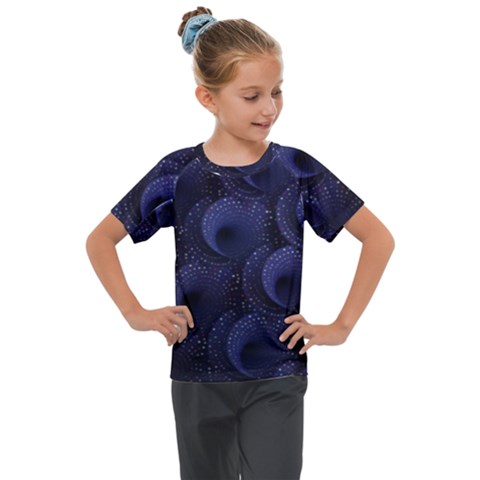 Fractal Sells Kids  Mesh Piece Tee by Sparkle