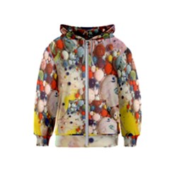 Colorful Choas Kids  Zipper Hoodie