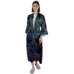 Fractal Sells Maxi Satin Kimono