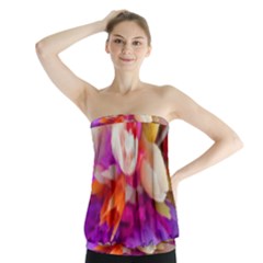 Poppy Flower Strapless Top by Sparkle