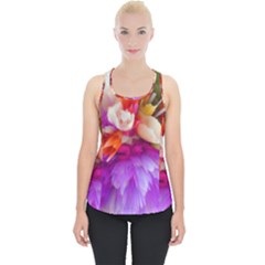 Poppy Flower Piece Up Tank Top by Sparkle