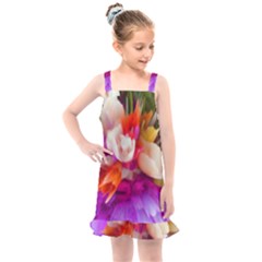 Poppy Flower Kids  Overall Dress by Sparkle