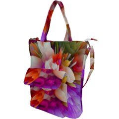 Poppy Flower Shoulder Tote Bag by Sparkle