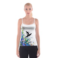 Nature Surfing Spaghetti Strap Top by Sparkle