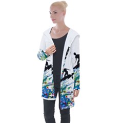 Nature Surfing Longline Hooded Cardigan by Sparkle