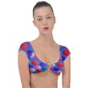 Rainbow Umbrella Cap Sleeve Ring Bikini Top View1