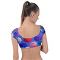 Rainbow Umbrella Cap Sleeve Ring Bikini Top View2